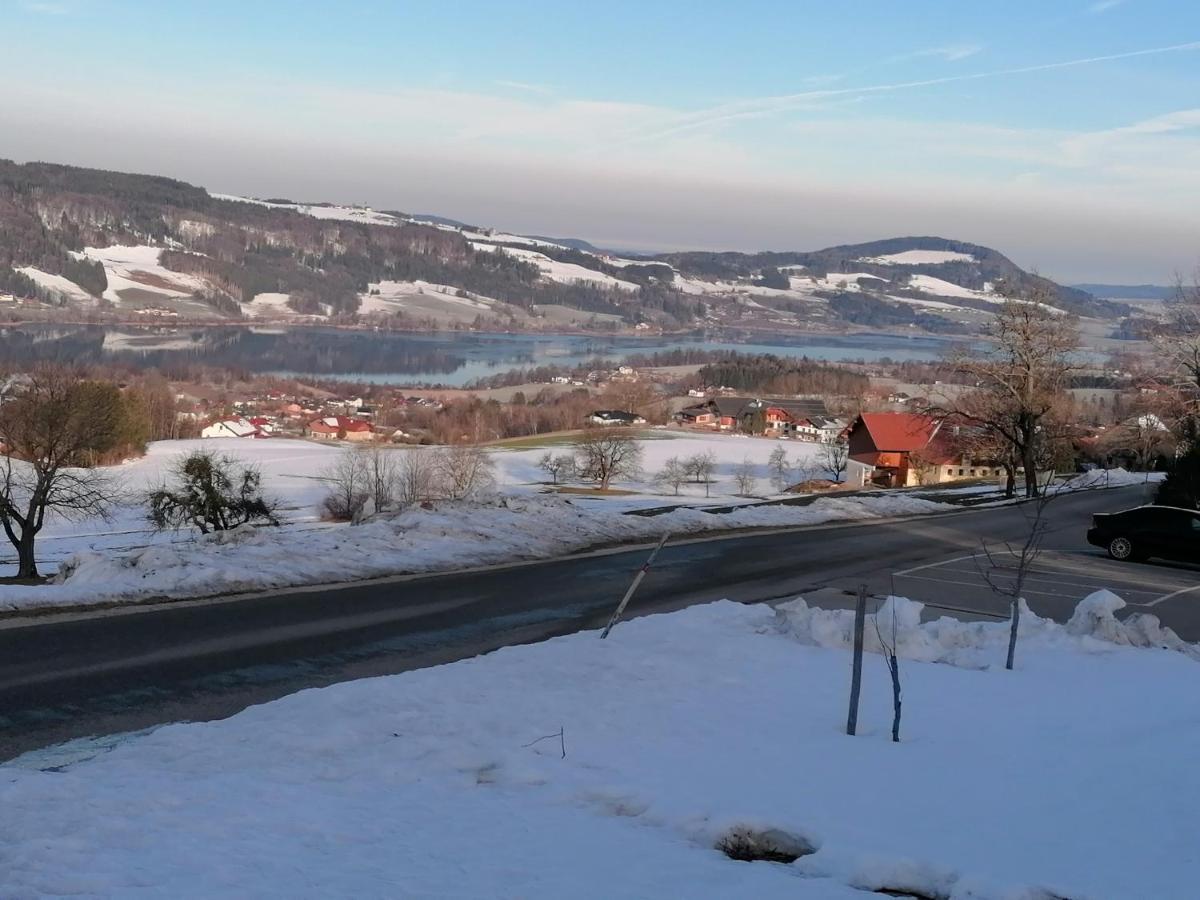 Wunderschoene Ferienwohnung Mit Seeblick Zell am Moos Exteriér fotografie